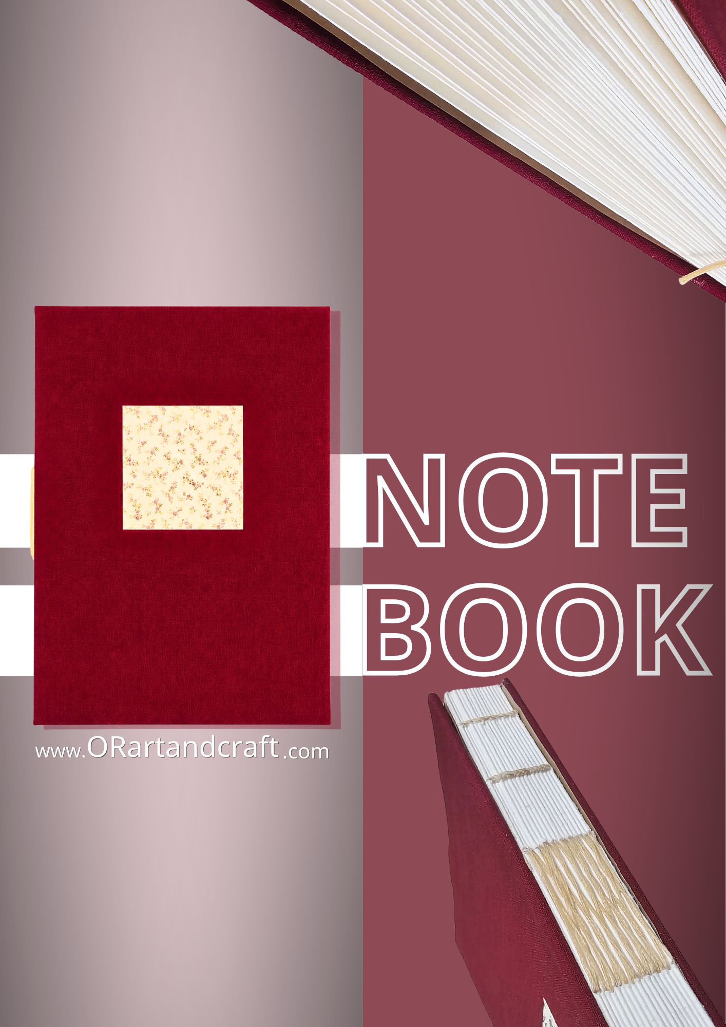 Handmade Cotton Linen Journal